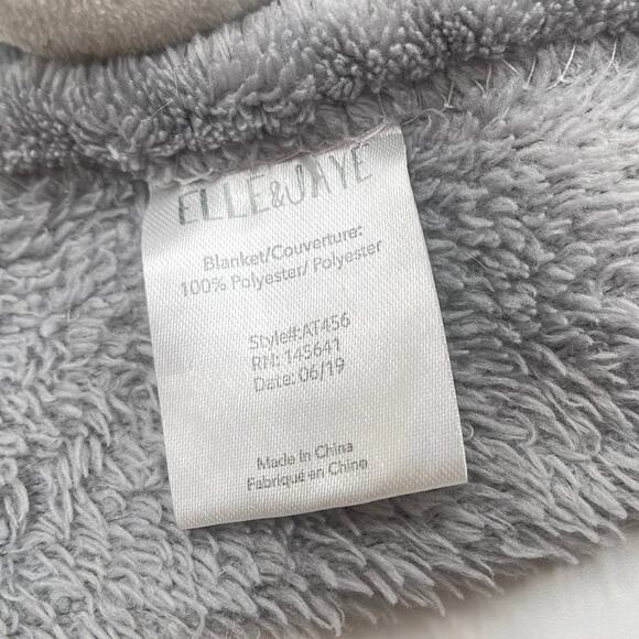 2019 Elle & Jaye Green Dinosaur Lovey Gray Plush 13" Security Blanket Target - Picture 5 of 8